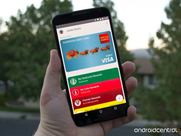Carduri de intrare Android Pay