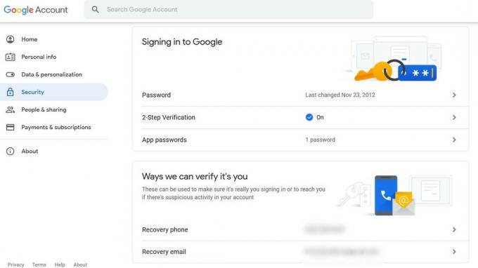 Yeni Google hesabı şifresi oluşturun
