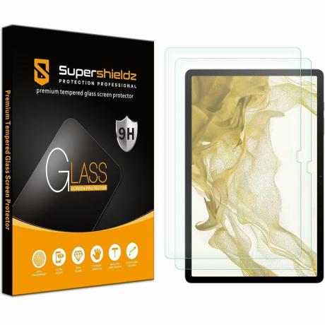 Supershieldz 2 csomagos Samsung Galaxy Tab S9 Plus képernyővédő fólia, edzett üveg
