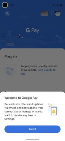 Passaggio 7 Nuova personalizzazione dell'app Google Pay