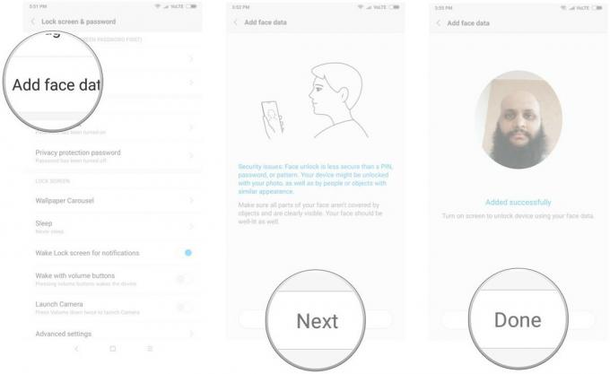 Cara mengatur Face Unlock di Redmi Note 5 Pro