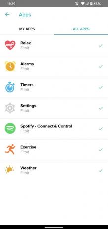 Zrzut ekranu przeglądu Fitbit Charge 4