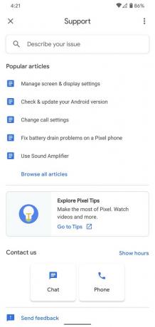 Как да се свържете с Google относно проблеми с вашия телефон Pixel