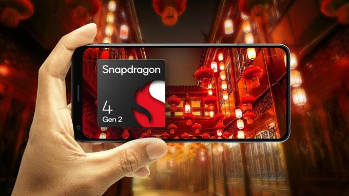 Bir akıllı telefonda Snapdragon 4 Gen 2
