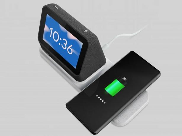 Station de chargement sans fil Lenovo Smart Clock 2