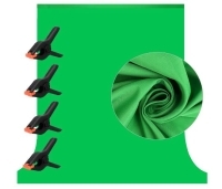 Aimosen 7 x 10 fots grön skärm