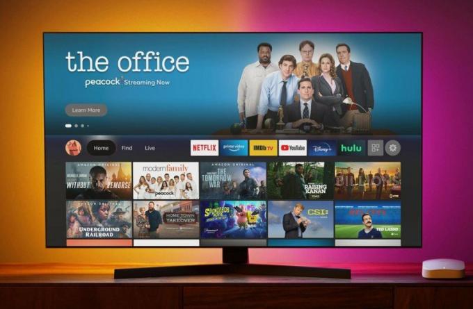 Amazon Fire Tv Stick 4k Max Interfata fundal colorat