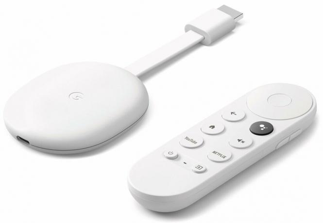 Chromecast ar Google TV Snow