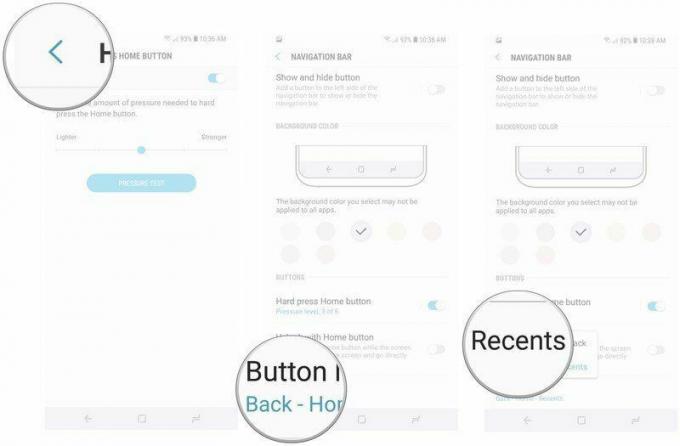 Como personalizar a barra de navegação e o botão home do Galaxy S9