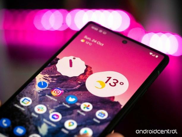 Google Pixel 6 Material You Pink-thema