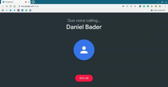 Llamada web de Google Duo
