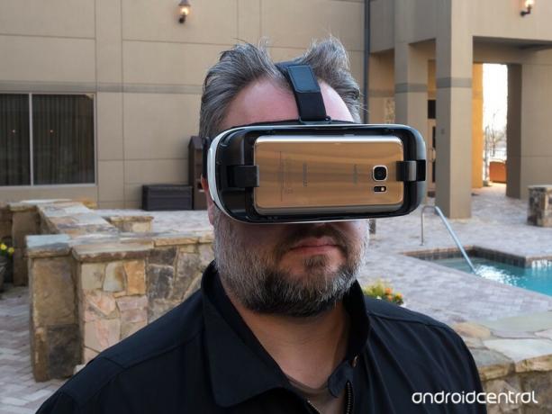 Galaxy S7 in de Gear VR