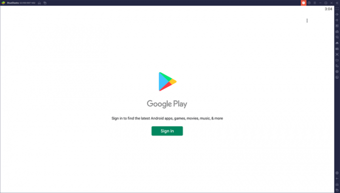 Zaloguj się do Google Play Bluestacks