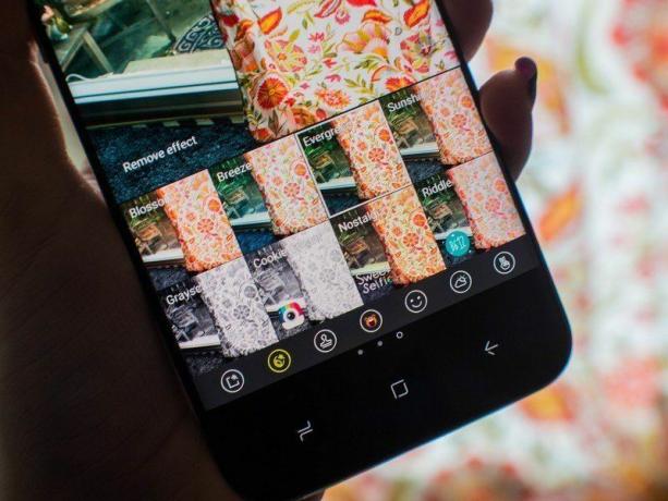 Das Galaxy S8 verfügt über integrierte Fotofilter