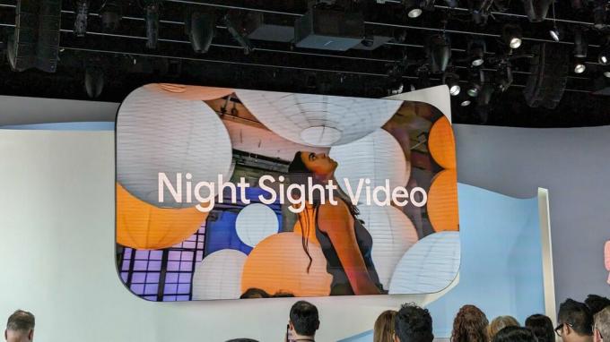 Video nočného videnia z Pixel 8 Pro