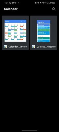 Selettore widget del calendario di Google Widget