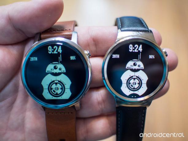 שעון Huawei מול מוטו 360 2015