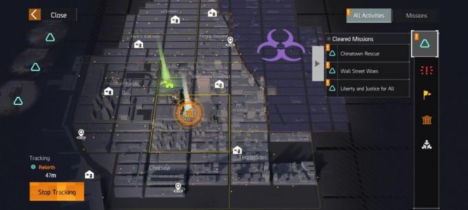 Captura de pantalla de The Division Resurgence tomada en un Motorola Edge+ (2023)