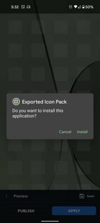 Material You Icon Pack létrehozása