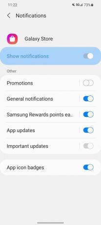 Désactiver les notifications publicitaires sur un téléphone Samsung