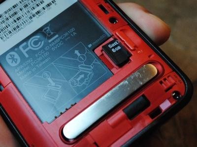 Sprint HTC Evo 4G hafıza kartı