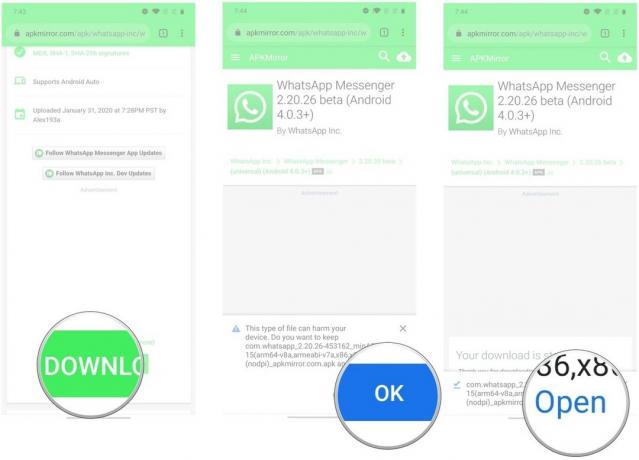 Hvordan laste ned den nyeste WhatsApp beta for Android