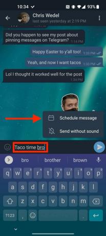 Cum să programați mesaje Telegrama 2