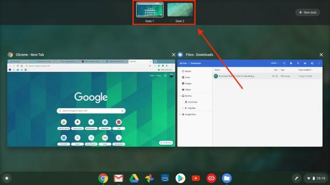 Chromebook Virtual Desk Screenshot