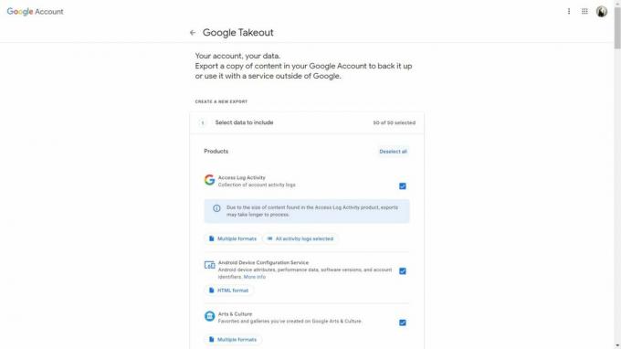 Google Hangouts-gegevens opslaan via Google Takeout
