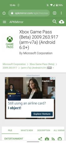 Xbox गेम पास एपीके फ़ाइल