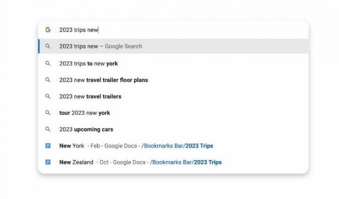 Met Chrome kunnen gebruikers naar bladwijzers zoeken in specifieke mappen.