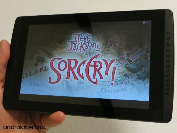 Steve Jacksons Sorcery 1 och 2 recenserar Android EVGA Tegra Note 7