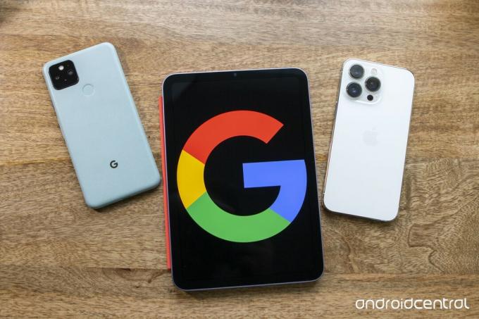 Google'i logoga Ipad Mini 6 Iphone 13 Pro Pixel