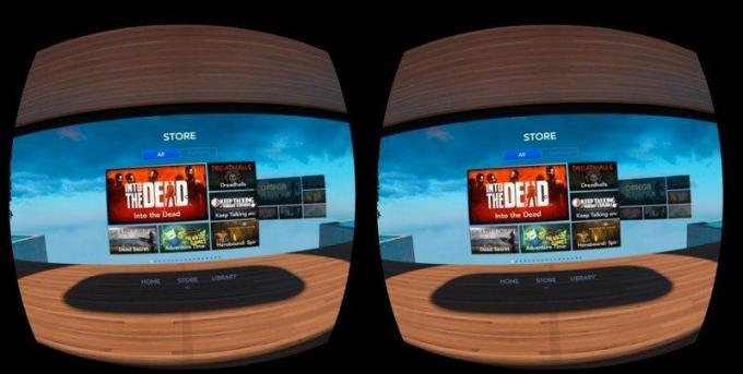 Zaslon Gear VR