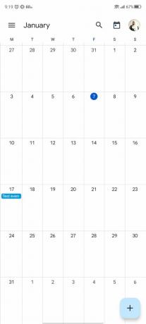 „Facebook“ įvykių „Google“ kalendorius