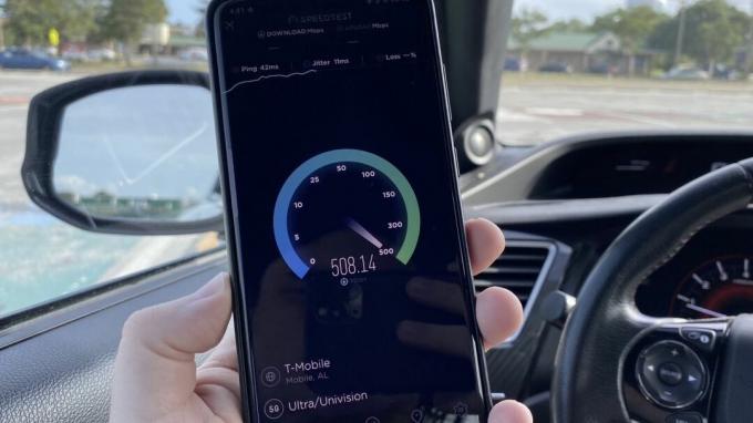 Hastighetstest på mellanband 5G med Ultra Mobile