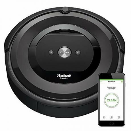 iRobot Roomba e5 (5150) Robotstøvsuger - Wi-Fi-tilkoblet, fungerer med Alexa, ideell for dyrehår, tepper, hardt, selvladende