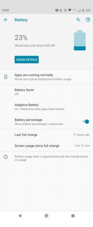 Zaslon za bateriju Motorola Razr Battery Life Peek