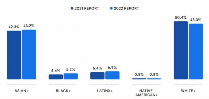 Raport anual Google 2022 privind diversitatea