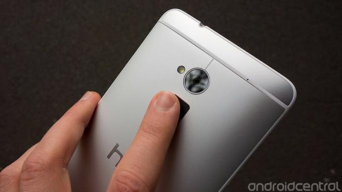 HTC One Max pirkstu nospiedumu sensors