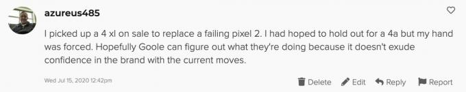 У продаји сам узео 4 кл како бих заменио отказали пиксел 2. Надао сам се да ћу издржати 4а, али рука ми је била присиљена. Надамо се да Гооле може схватити шта раде јер тренутним потезима не одише поверењем у бренд.