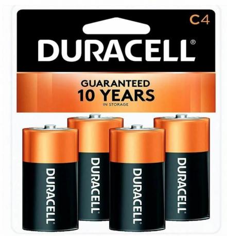 4 db Duracell C akkumulátor 