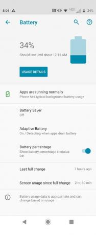 Motorola Razr akumulatora darbības laiks