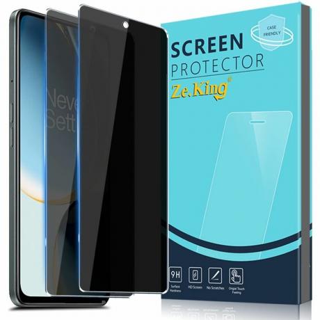 Zeking OnePlus Nord N30 adatvédelmi edzett üveg képernyővédő fólia