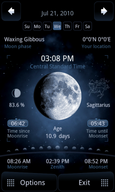 Aplikácia Deluxe Moon pre Android