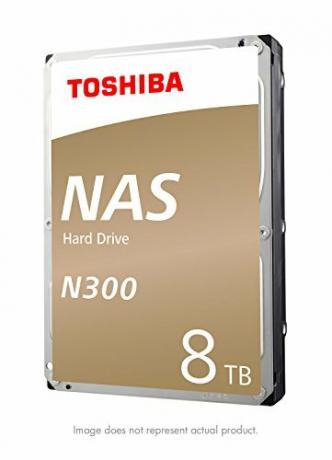Toshiba N300 8TB NAS 3,5 collu iekšējais cietais disks - SATA 6 Gb / s 7200 RPM 128 MB (HDWN180XZSTA)