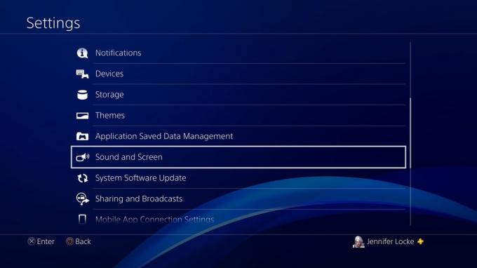 Skaņas un ekrāna PS4 iestatījumi