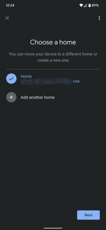 Google Home Lisää laite -kuvakaappaus