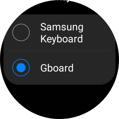 استخدام Gboard على Galaxy Watch 4