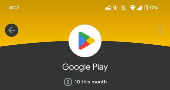 Google Play Butik lidt tilpasset logo